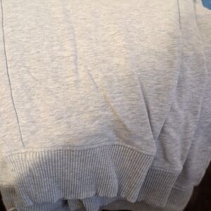 Light Gray Pants - Soft Knit Hem